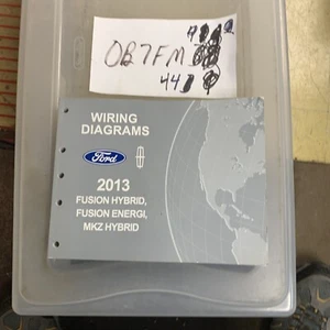 2013 Ford Fusion Hybrid Energi Lincoln MKZ OEM Electrical Wiring Manual NOS - Picture 1 of 10