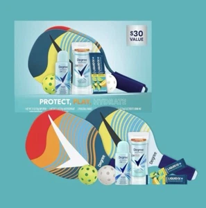 Exclusive Degree Pickleball Set Antiperspirant Deodorant Liquid IV Women’s - Picture 1 of 7