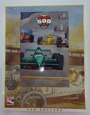 1999 Indianapolis 500 83rd Running Program Kenny Brack A.J. Foyt Racing - Image 1 of 4
