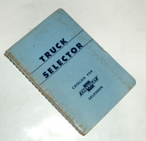 1957 CHEVROLET TRUCK SELECTOR DATA BOOK 180pp Album CAMEO PICKUP Sedan Delivery
