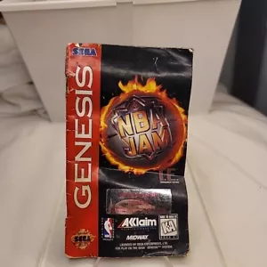 NBA Jam TE Basketball Tournament Edition Sega Genesis nur Bedienungsanleitung - Bild 1 von 2