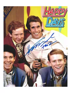 Fonzie Happy Days 8x10" - Various Quotes Signed by Henry Winkler 100% With COA - Picture 1 of 4