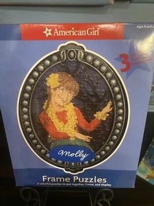 American Girl Molly Frame & Puzzles - RETIRED ~ Includes 3 Puzzles NIB - Picture 1 of 8