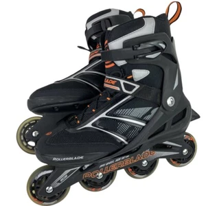 Patines en línea Rollerblade Zetrablade SG5 para hombre talla 11 negros naranjas 82 mm - Imagen 1 de 12
