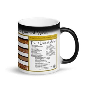 The True World Order “Cup of Hidden Knowledge” Matte Black Magic Mug - Picture 1 of 4