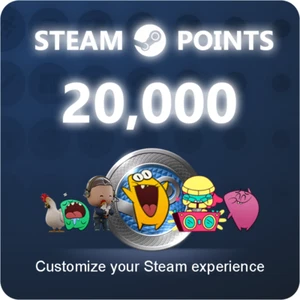 20000 STEAM POINTS Steam Points Shop Currency Get Points Shop XP - Picture 1 of 1