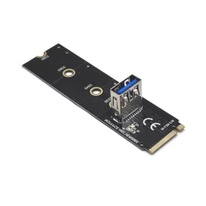 NGFF M.2 to PCIe 4X1X Risers Card for Desktops Laptops Secure Connection - Afbeelding 1 van 10
