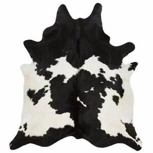 NEW LARGE 100% COWHIDE LEATHER RUGS TRICOLOR COW HIDE SKIN CARPET AREA