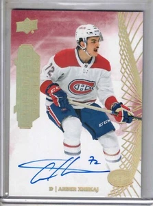2022-23 UD Premier hockey Arber Xhekaj RC Rookie auto card MONTREAL CANADIENS - Picture 1 of 2
