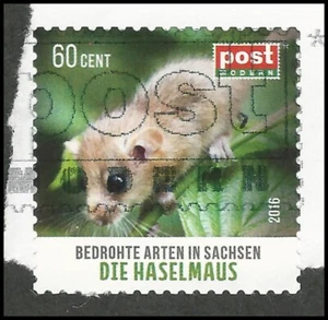 Haselmaus - 60 Ct. - gestempelt - auf Papier - Post Modern Dresden - Picture 1 of 1