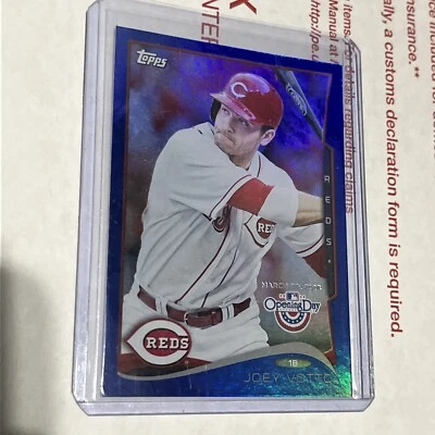 2014 Topps Opening Day Blue Holofoil /2014 Joey Votto #129 - Image 1 of 3
