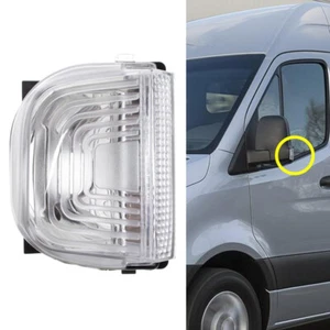 Für Mercedes Sprinter 2018-2024 Außenspiegel Blinker Abdeckung Kunststoff Links - Picture 1 of 8