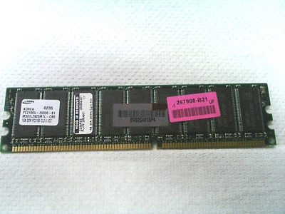 267908-B21 HP Workstation xw4000 xw5000 1GB PC2100 ECC Memory RAM - Image 1 of 2