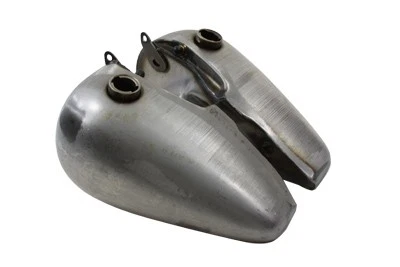 Bobbed 5.0 Gallon Gas Tank Set fits Harley Davidson - Image 1 of 2