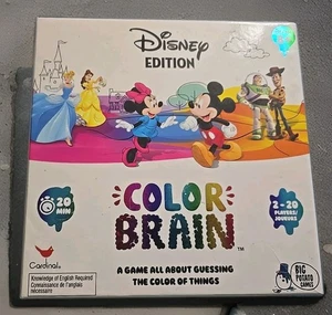Disney Color Brain Kids Boardgame Game Board Box Set Mostly Complete Read - Picture 1 of 3