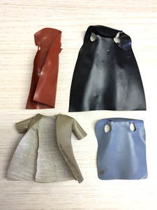 Vintage Star Wars Cape Coat Accessory Lot Darth VaderObi-Wan Kenobi Lando 4-LOM - Picture 1 of 12