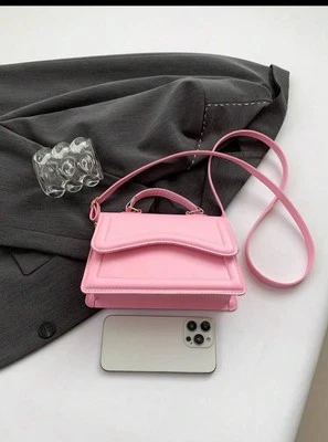 Fashionable Minmalider Solid  Color Shoulder Diagonal Crossbody Head Bag - Изображение 1 из 3