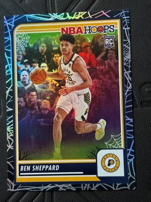 2023-24 Panini Haunted Hoops - Ben Sheppard #219 Holo Webs (RC) - Image 1 of 2