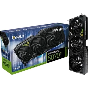 Grafikkarte Palit GeForce RTX 5070 Ti GamingPro-S - 16GB GDDR7, HDMI, 3x DP - Bild 1 von 5