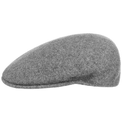 KANGOL ® ORIGINAL 504 GORRA FLATCAP SCHIEBERMÜTZE NUEVA GRIS DE LANA - Imagen 1 de 4