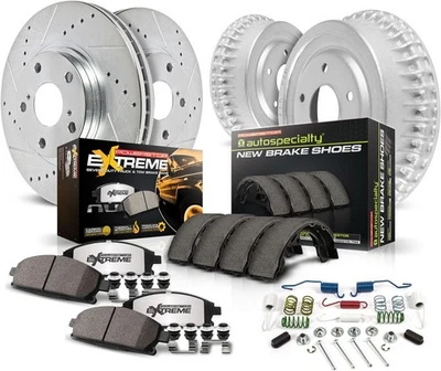 Power Stop Front and Rear Brake Kit For 1998 1999 2000 2001 2002 Ford Ranger...  - Image 1 of 4