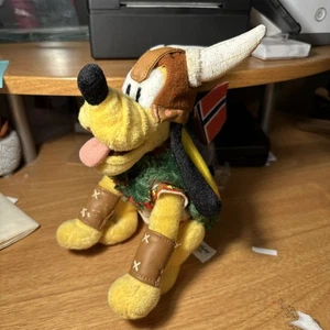 Walt Disney World Pluto Norway Viking Raider Buccaneer 10′′ Plüsch - Rare Collecti - Bild 1 von 3
