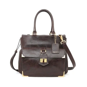 Fendi Classic NO3 Brown Vitello Satchel Bag 8BN221 148864991 - Picture 1 of 10