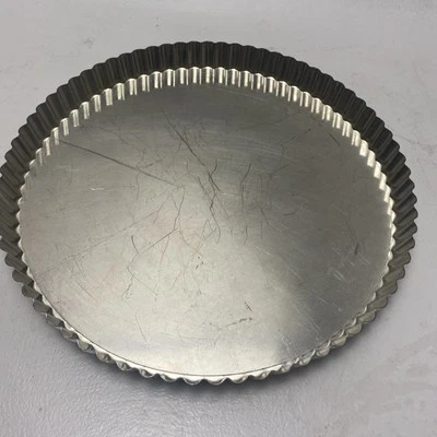 Sartén para tarta quiche tarta vintage años 50 con base extraíble grande calidad 11” X 1” Foto 1 de 4