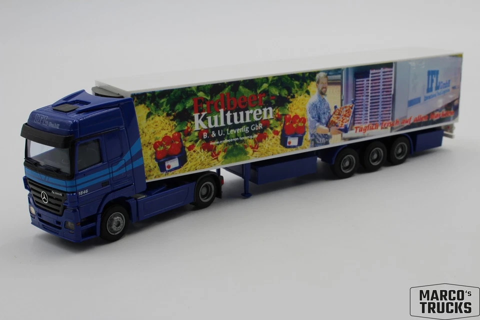 AWM MB Actros MP2 LH 1846 Kühlsattelzug "IFL GmbH Köln" 1:87 /AW3081 - Bild 1 von 1