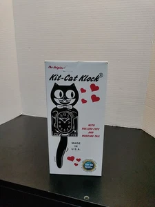 SCHWARZES SMOKING-SET KAT UHR - volle Größe - 15,5" - HERGESTELLT IN DEN USA SCHWARZ - Bild 1 von 5