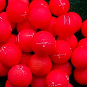 24 pelotas de golf Maxfli rojo mate usadas 5A/4A casi como nuevas ENVÍO GRATUITO - Imagen 1 de 6