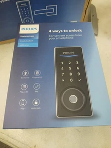 Phillips Home Access 4000 Smart Deadbolt - Nueva caja abierta - Imagen 1 de 3