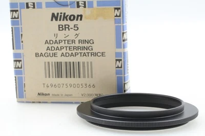 Anillo adaptador de montaje Nikon BR-5 EN CAJA [sin usar] 62 mm para BR-2A ES-1 de JAPÓN Foto 1 de 4