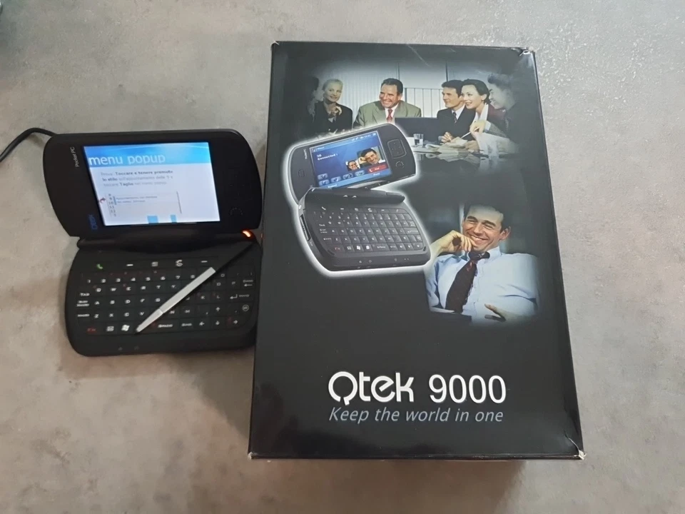 Agenda Pocket Pc Qtek 9000 PDA Phone HTC Innovation Windows +SD 1GB Raro!!! - Immagine 1 di 4