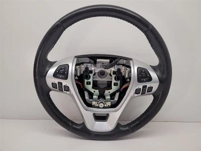2011 2012 2013 2014 FORD EDGE Leather Steering Wheel W Controls BT4Z3600BA      Foto 1 de 4