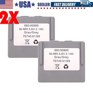 2 x 2100mAh Akku 68300900 für HETRONIC Fernbedienung (3,6V) - Bild 1 von 7