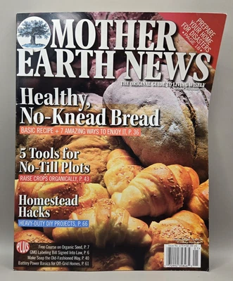 Mother Earth News Magazine (Dec 2016/Jan 2017) No-Knead Bread, Homestead Hacks - Image 1 of 4