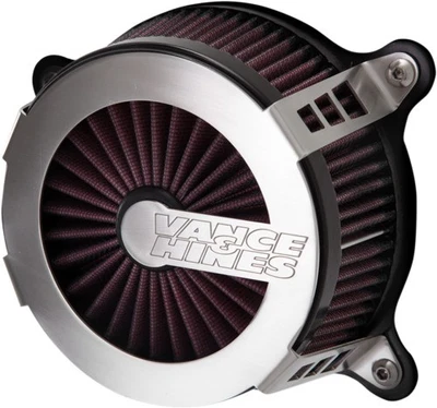 Vance & Hines VO2 Cage Fighter Air Intake - Brushed Aluminum Motorcycle - Image 1 of 3