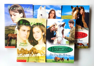 The Heartland Horse Riding Series By Lauren Brooke (x5 Paperback Book Bulk Lot) - Image 1 of 4
