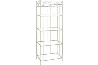 LIBRERIA ETAGERE SCAFFALE IN METALLO RIPIANI IN VETRO PER STUDIO UFFICIO NEGOZIO - Immagine 1 di 4