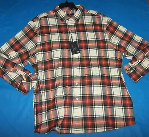 Size XXL Mens Long Sleeve Hart Schaffner Marx Flannel Shirt (Plaid) - Picture 1 of 4