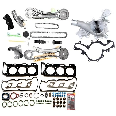Head Gasket Set Timing Chain Kit Water Pump For 01-07 Ford Ranger Explorer 4.0L Foto 1 de 4