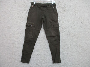 Fossil Pants 26 Mens Brown Cargo Pockets Skinny Casual Outdoors Hiking Modern US