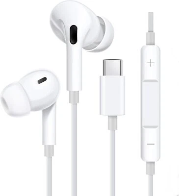 Original OEM USB-C Type C Headphones Earbuds for Samsung Galaxy S21 S22 S23 S24 - Image 1 of 4