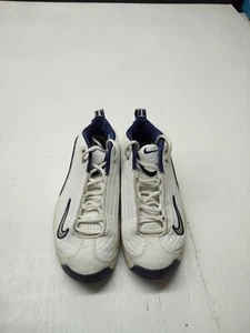 Vintage Nike Air Team Ultimate Woman’s Size 6.5 Shoe White/Navy Blue 304087 - Picture 1 of 5