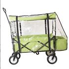 Push Pull Wagon Rain Cover Clear Trolley Cart Cover Transparent Pvc Material