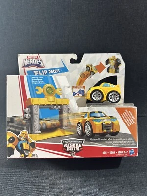 Playskool Heroes Transformers Rescue Bots Bumblebee Quick Launch Garage NIB - Image 1 of 4