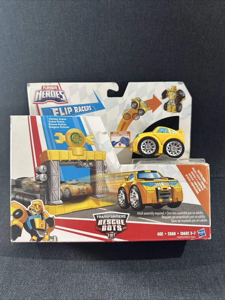Playskool Heroes Transformers Rescue Bots Bumblebee Quick Launch Garage NIB - Image 1 of 4