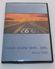 HANK SNOW 1945 - 1951 Audio DVD 78 Tracks Rare