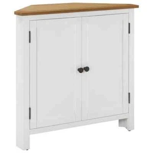Corner Cabinet 80x33.5x78 cm Solid Oak Wood vidaXL - Picture 1 of 9